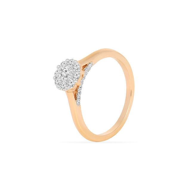 Tanishq 18KT Diamond Finger Ring for Women 3