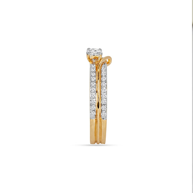 Dual Diamond Finger Ring 3