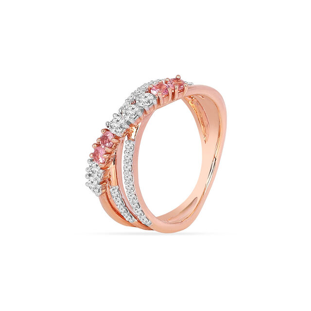 Tanishq 18KT Diamond Finger Ring for Women 2