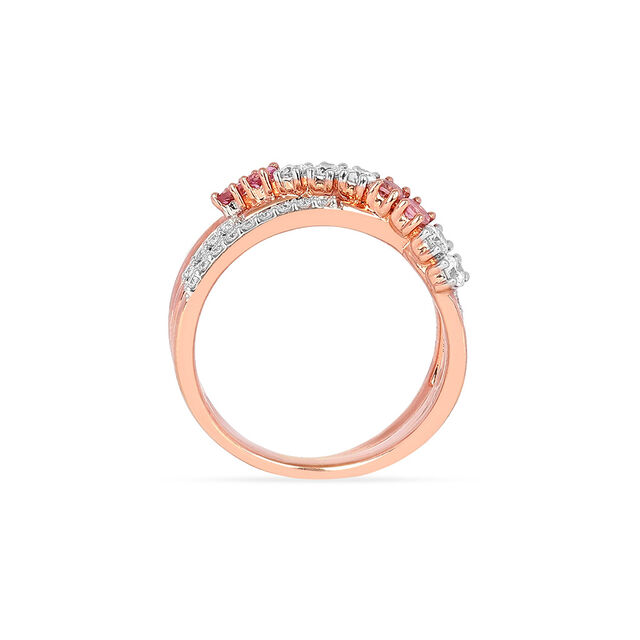 Tanishq 18KT Diamond Finger Ring for Women 3