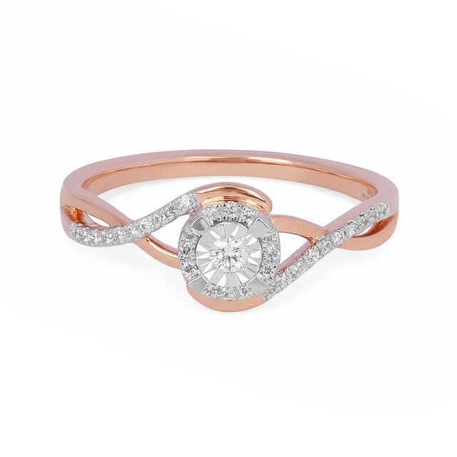 Tanishq 18KT Diamond Finger Ring for Women 