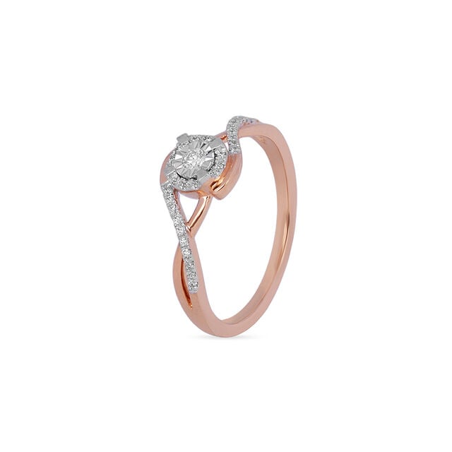 Tanishq 18KT Diamond Finger Ring for Women 2