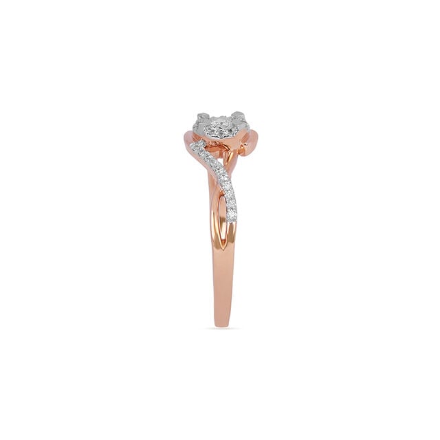 Tanishq 18KT Diamond Finger Ring for Women 3