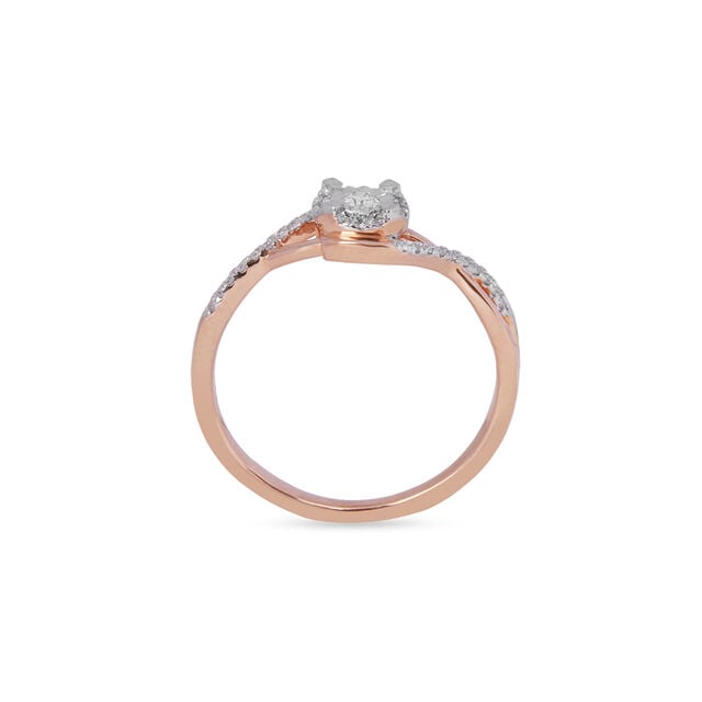 Tanishq 18KT Diamond Finger Ring for Women 4