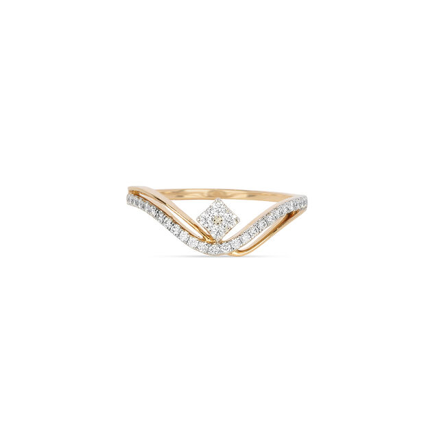 Tanishq 18KT Diamond Finger Ring for Women 