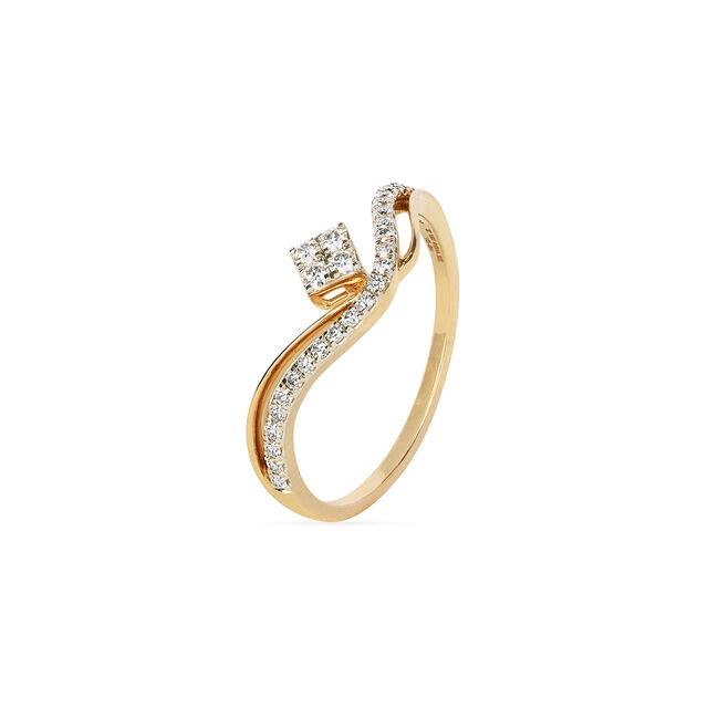 Tanishq 18KT Diamond Finger Ring for Women 4