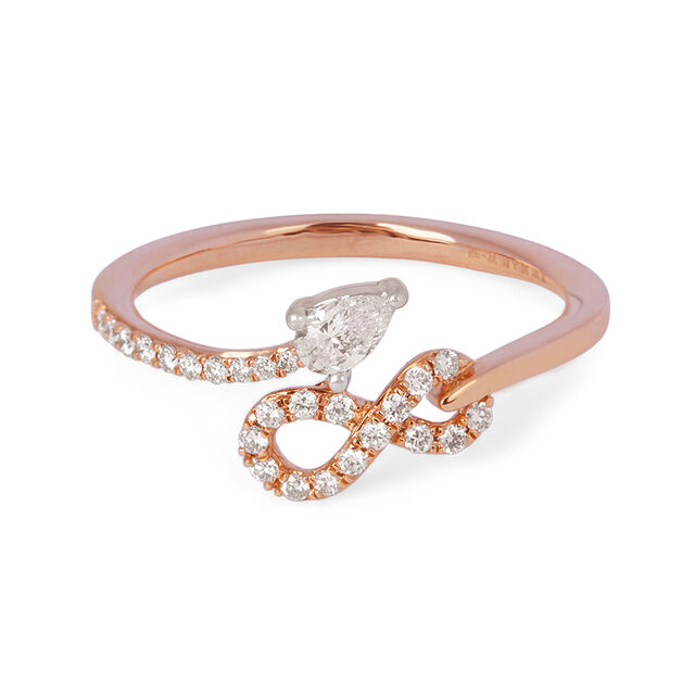 Tanishq 18KT Diamond Finger Ring for Women 