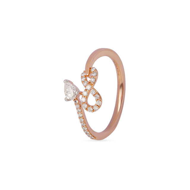 Tanishq 18KT Diamond Finger Ring for Women 2