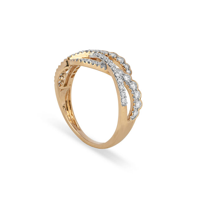 Tanishq 18KT Diamond Finger Ring for Women 2
