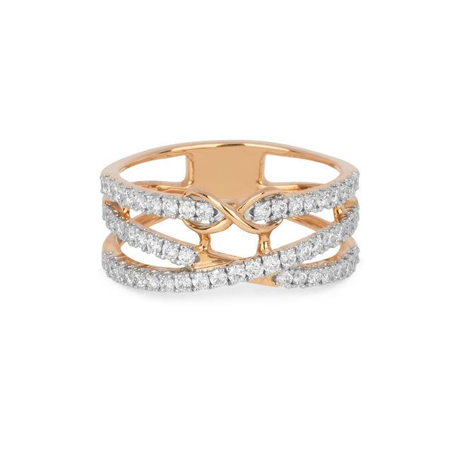 Tanishq 18KT Diamond Finger Ring 