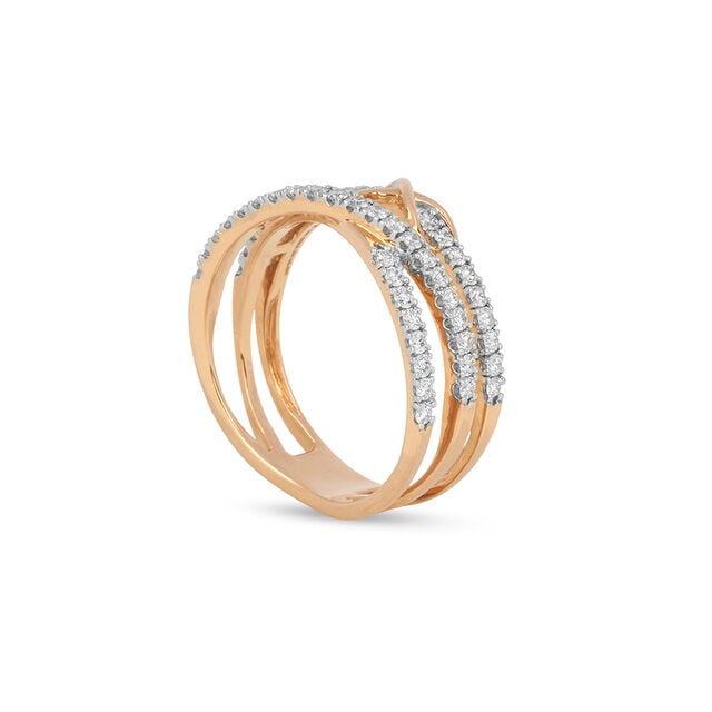 Tanishq 18KT Diamond Finger Ring 2