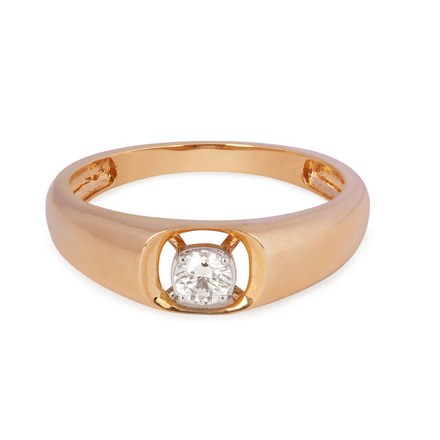 Tanishq 18KT Diamond Finger Ring for Men 