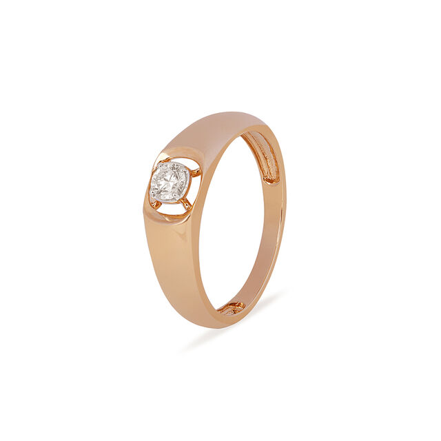 Tanishq 18KT Diamond Finger Ring for Men 3