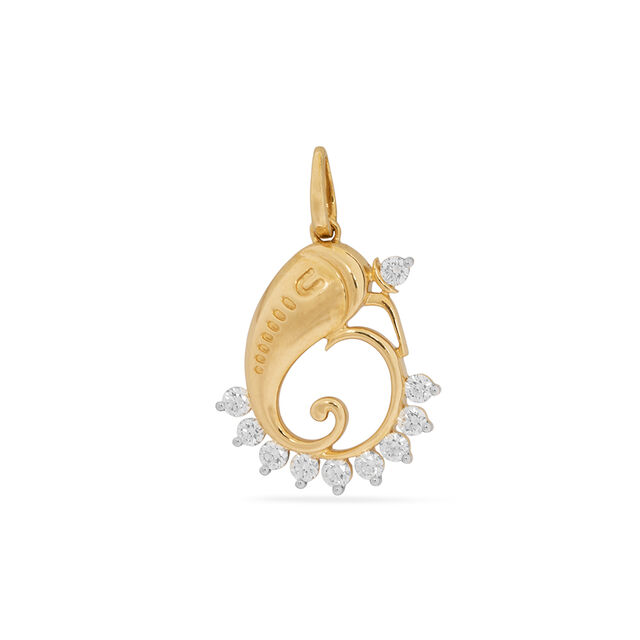 Tanishq 18KT Diamond Pendant for Women 2