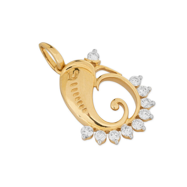 Tanishq 18KT Diamond Pendant for Women 4