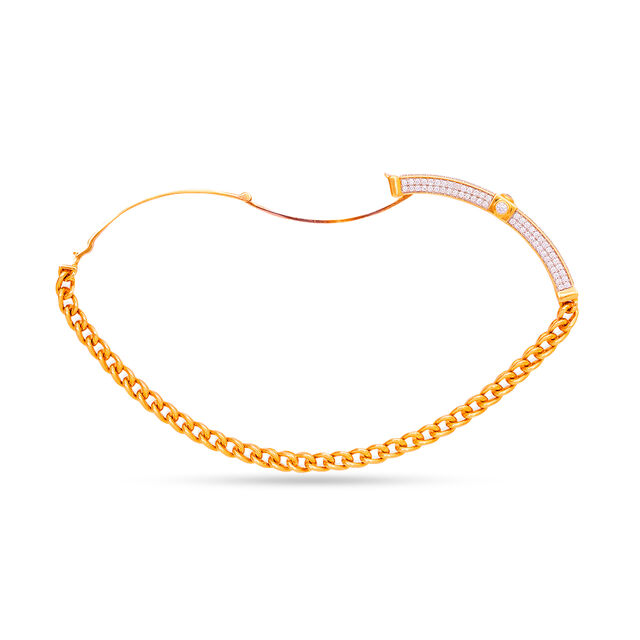 Tanishq 18KT Diamond Bracelet for Men