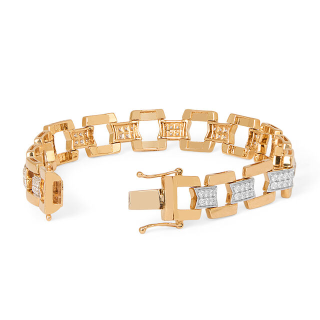 Tanishq 18KT Diamond Bracelet for Men 3
