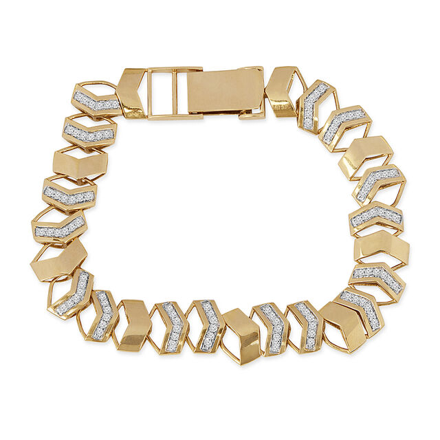 Tanishq 18KT Diamond Bracelet for Men 2