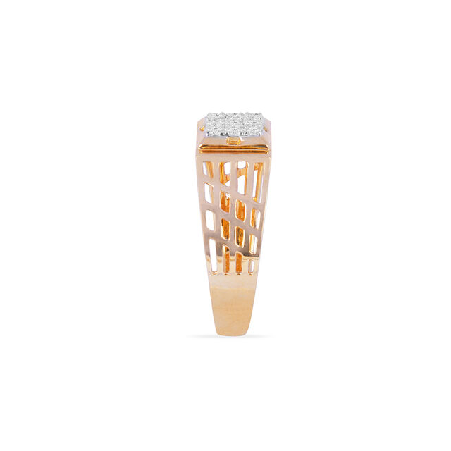Tanishq 18KT Diamond Finger Ring for Men 2