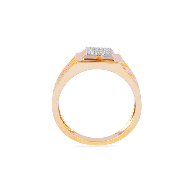 Tanishq 18KT Diamond Finger Ring for Men 4