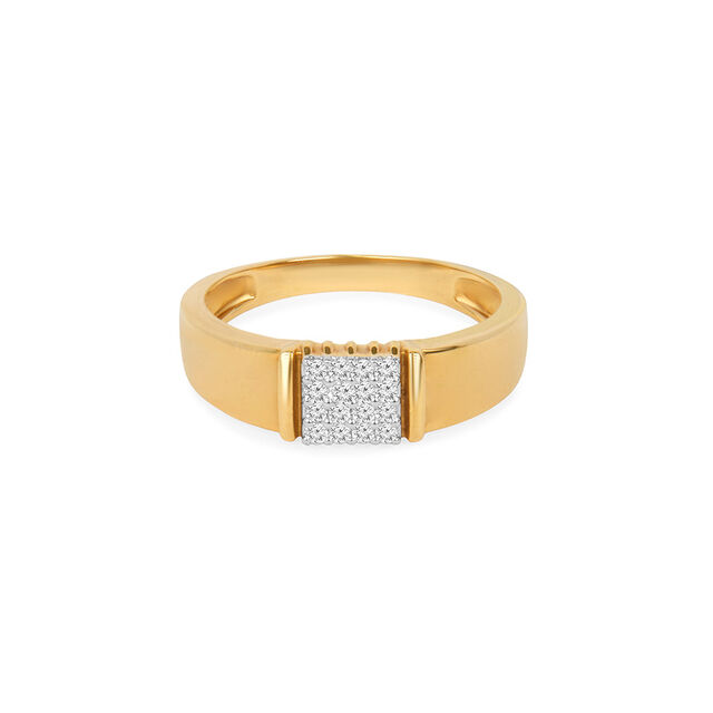 Tanishq 18KT Diamond Finger Ring for Men 