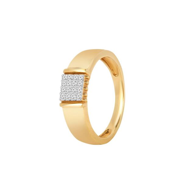 Tanishq 18KT Diamond Finger Ring for Men 2