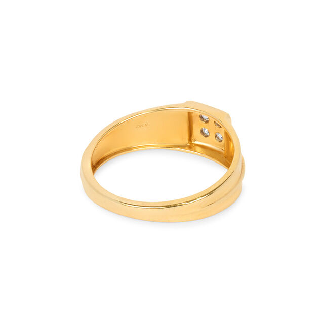 Tanishq 18KT Diamond Finger Ring for Men 4