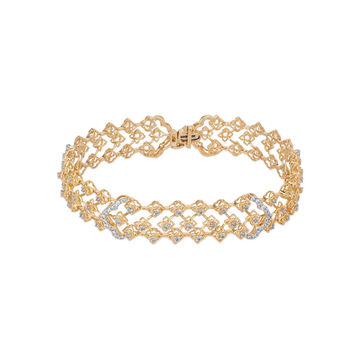 Diamond Encrusted Lattice Bracelet