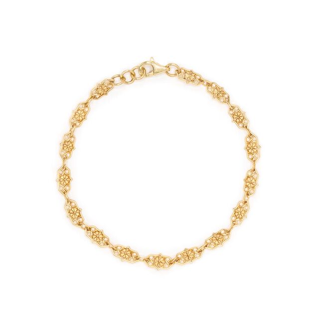 8-Pointed Star 18K Yellow gold Bracelet,,hi-res 