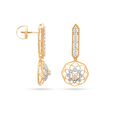 18K Yellow Gold Star-Inspired Drop Earrings,,hi-res 2