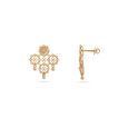 Elegant Mesh Star Earrings,,hi-res 2