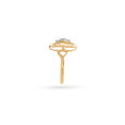Exquiste Yellow Gold Star-Inspired Ring 3