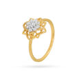8-pointed Start Trendsetter Ring in Yellow Gold,,hi-res 2