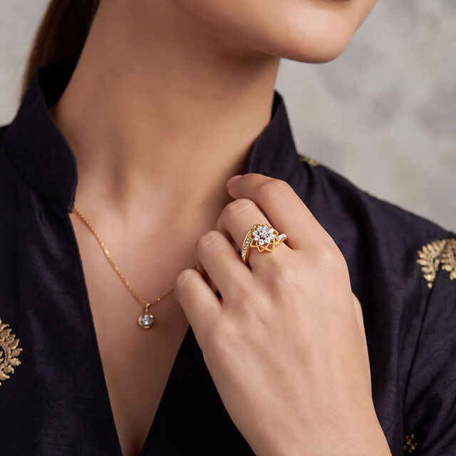 Starlight Diamond Accent Ring,,hi-res 3
