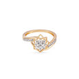 Swirling Star Diamond Ring 