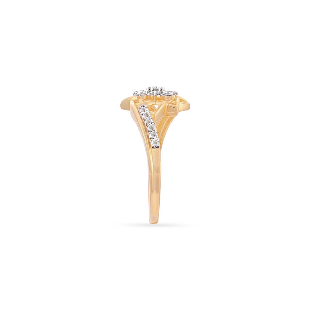Swirling Star Diamond Ring 2