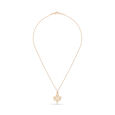 Minimalistic Gold Interlace Pendant With Chain,,hi-res 