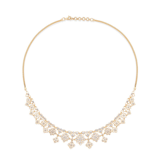 Blooming Lace Diamond Gold Necklace,,hi-res 
