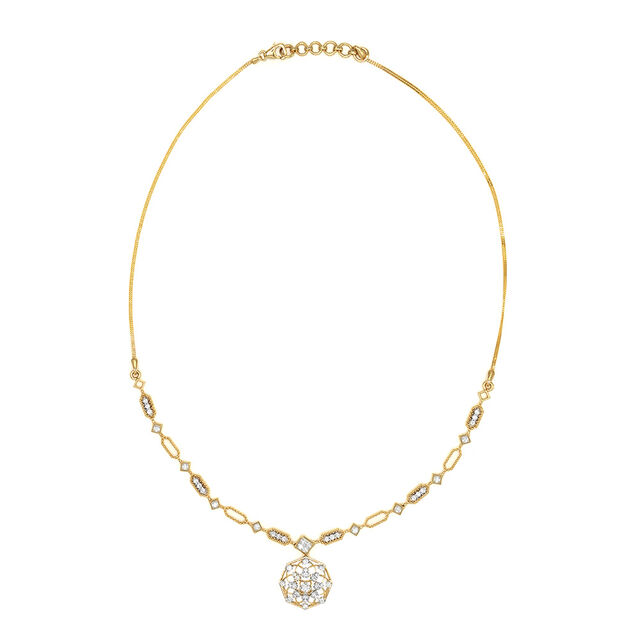18K Yellow Gold Star-Inspired Necklace