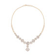 Lace Elegance Diamond Necklace,,hi-res 