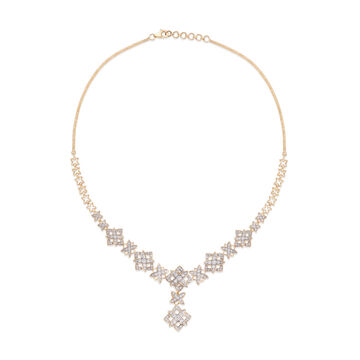 Lace Elegance Diamond Necklace