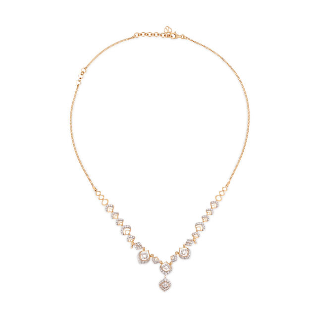 Delicate Gold Lace Dual Necklaces,,hi-res 