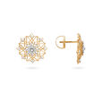 Elaborate Star-Inspired 18k Yellow Gold Studs,,hi-res 2