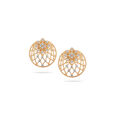 Tanishq Exquisite Floral Diamond Pendant 18K Yellow Gold for Women 