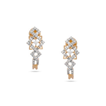 Graceful 8-pointed Star Stud Earrings