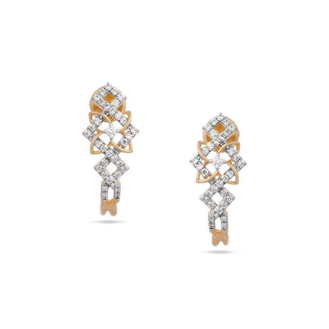 Graceful 8-pointed Star Stud Earrings,,hi-res 