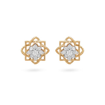 Gold 8-pointed Start Trendsetter Earrings