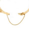 18K Yellow Gold 8-pointed Star Bangle 2