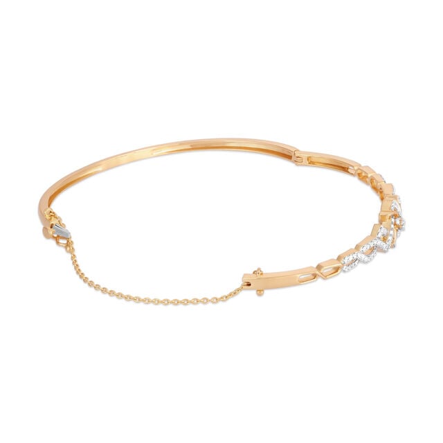 Stellar Radiance Gold Bangle 3