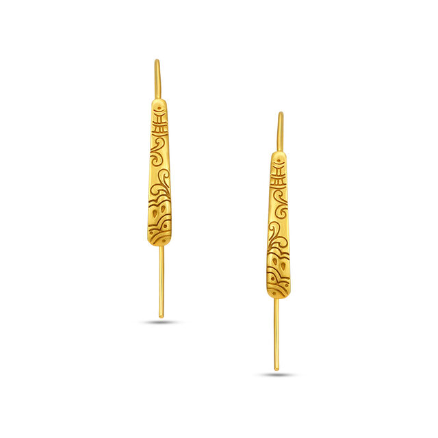 Tanishq 18 Karat Gold Earrings for Women 